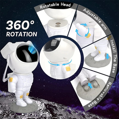 Astronaut Projector Galaxy Starry Sky Night Light Ocean Star LED Lamp Remote